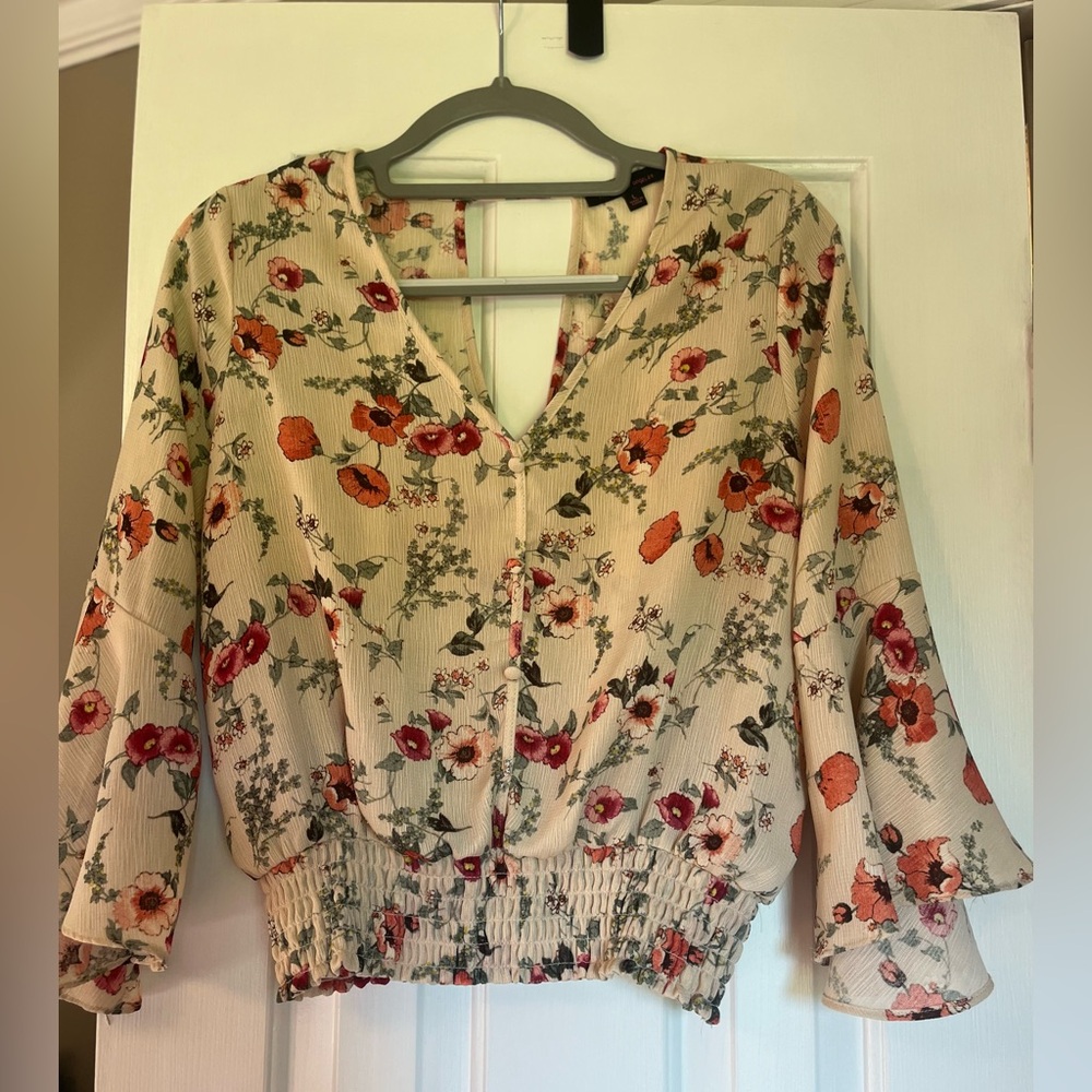 Flowered blouse